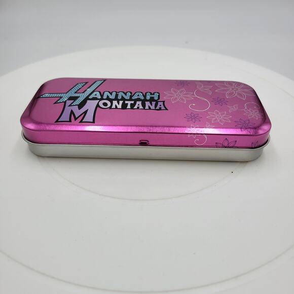 Vintage Disney Hannah Montana Watch Pink Purple Heart Charm Miley Cyrus New Box - Picture 4 of 14